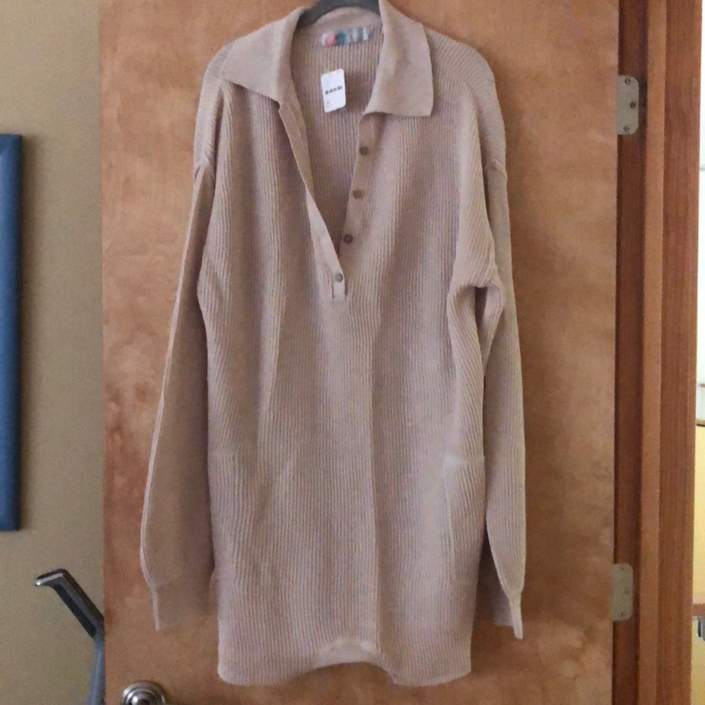 *SOLD* Free People Picnic Sweater Romper M - Picture 4 of 5